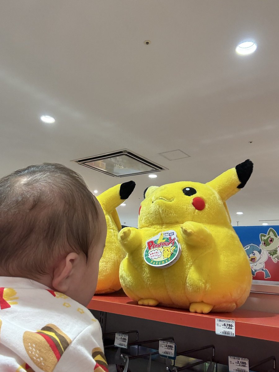 Hayato918's tweet photo. たまたま　キッズパブリック行ったら
デブチュウ（1/1ピカチュウ）あった
お迎え😄 https://t.co/cKwneEcp4c