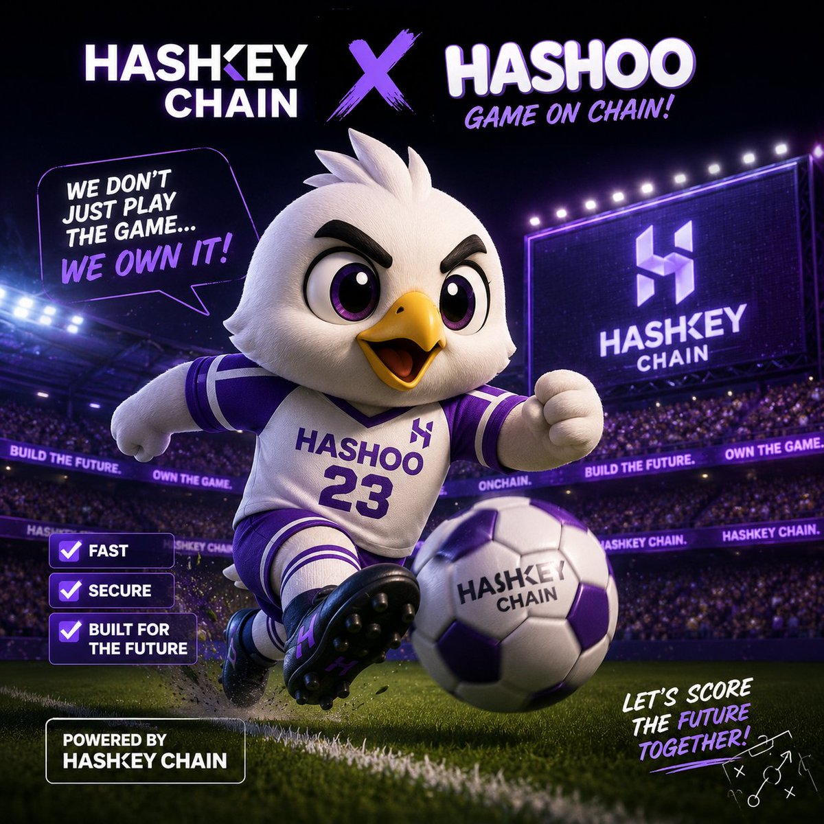 Oluwanifemey's tweet photo. β½οΈ Hashoo is ready for kickoff! Built on HashKey Chain, playing with speed, security, and unstoppable Web3 energy. Let's score big on the pitch and on-chain! ππ
@HSKChain
#HashKeyChain #Hashoo #Hashkeyworldcup https://t.co/N4DM8jZCTF