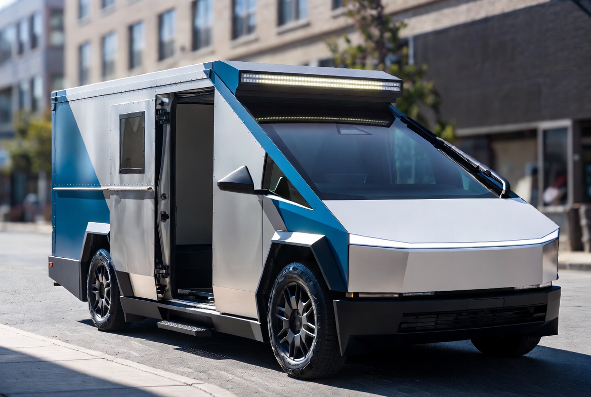 FMJake2099's tweet photo. Real Question @elonmusk 
When are Delivery Drivers getting a Tesla Step Van?
We already got CyberTrucks and Tesla Semis. It seems like a missed opportunity if we don't get these sooner then later. (FedEx, UPS, Amazon) https://t.co/vYa0yL6Nfr