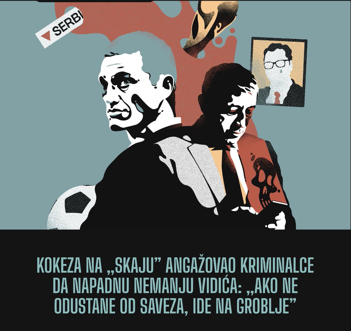 ZeljkoPanticDCC's tweet photo. Otvaranje Pandorine kutije oko Vučićeve Crvene zvezde upravo se ubrzalo novim insajderskim informacijama koje su samo vrh ledenog brega. Kokeza i Vidić su dve SNS frakcije u sukobu oko FSS kase, a iza Vidića stoji Andrej Vučić. Spasilac srpskog fudbala koji bi da Zvezdu učini još boljom, dok o Zvezdinom decenijskom kriminalu u prvenstvu i FSS prigodno neće. Od početka mi je sve bilo jasno i nisam iznenađen. Tog spasioca srpskog fudbala iza koga stoji Vučićev brat hteo je da ubije Vučićev kum koji je opljačkao carinu za preko 600 miliona evra. Još jedna potvrda da je Vučić vođa mafijaškog kartela, a ova Skaj prepiska je po mnogo čemu pogubnija po njega od svega što se desilo u restoranu 27 na Senjaku. Opširnije večeras na YouTube kanalu Danas Conference Center…