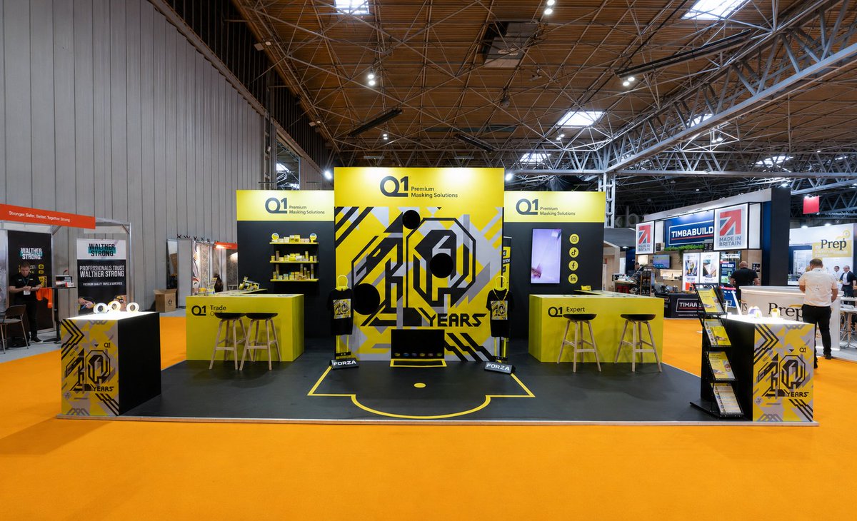 RHDisplays's tweet photo. ⚽ Bringing the excitement of the World Cup to the show floor! 🏆

For Q1 at the National Painting &amp; Decorating Show at the NEC, RH designed and manufactured a football-inspired attraction game that kept visitors coming back for more.🔨👷‍♂️ https://t.co/xr1hUQFslX