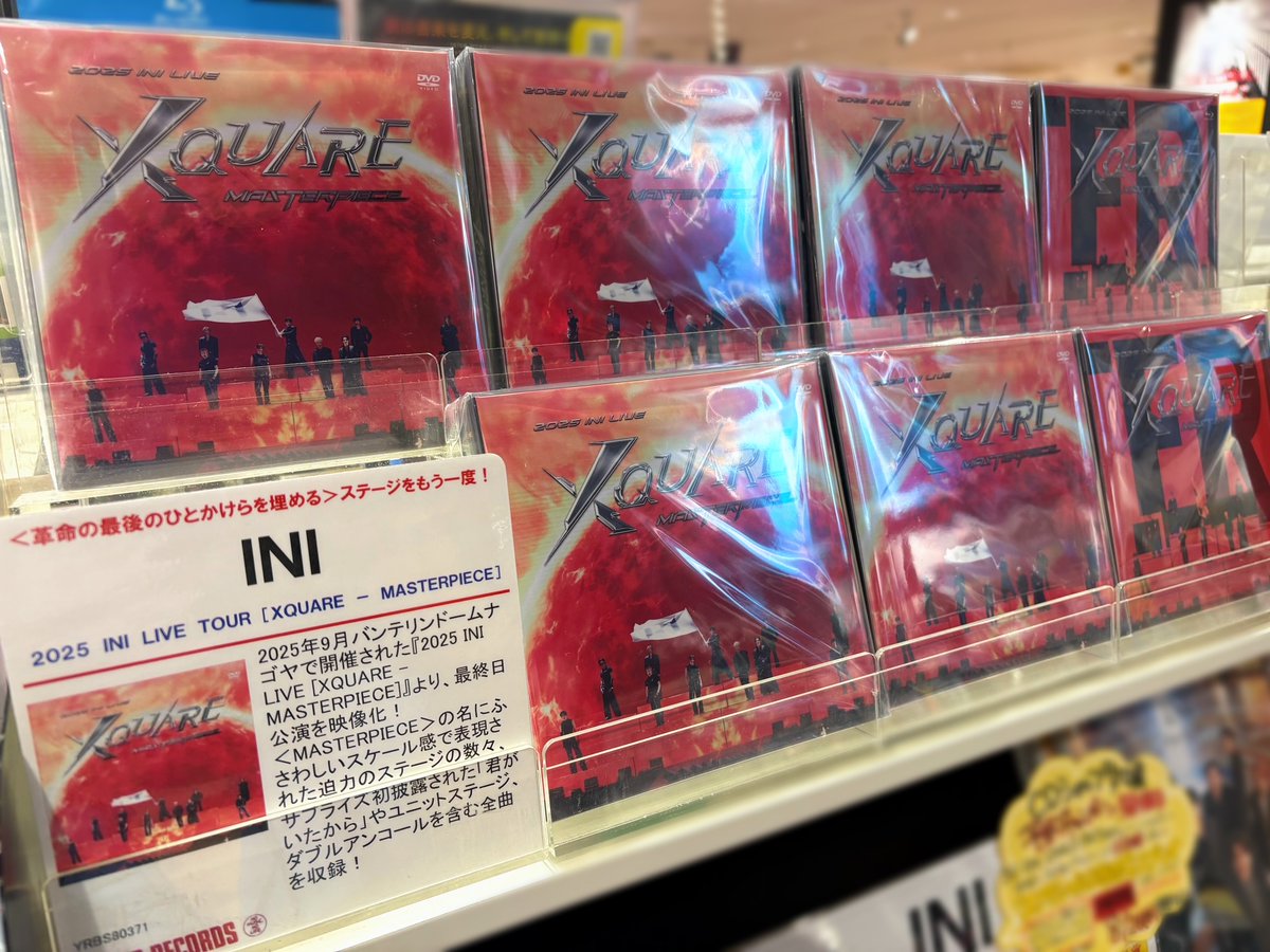 INI】 LIVE Blu-ray/DVD 『2025 INI LIVE [XQUARE - MASTERPIECE] IN
