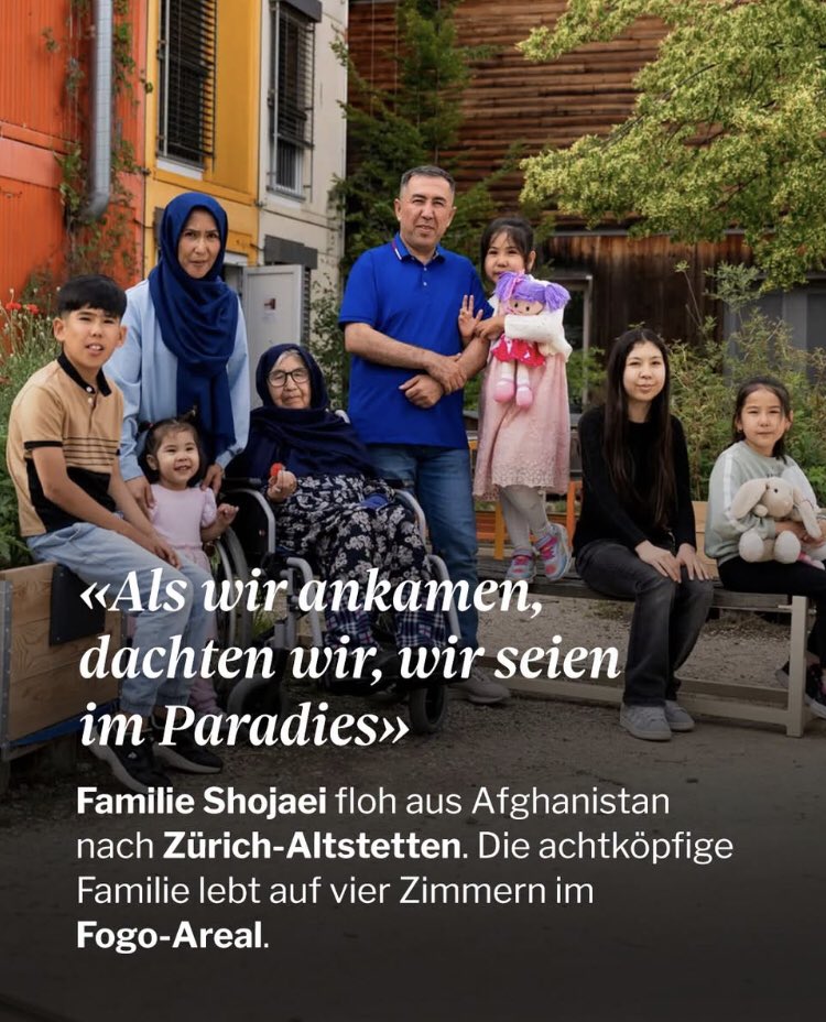 neko11082003's tweet photo. Für die 8!köpfige afghanische Familie ist wohnen in der Stadt Zürich das Paradies.
Glaube ich sofort. https://t.co/tcSBUn3TyX