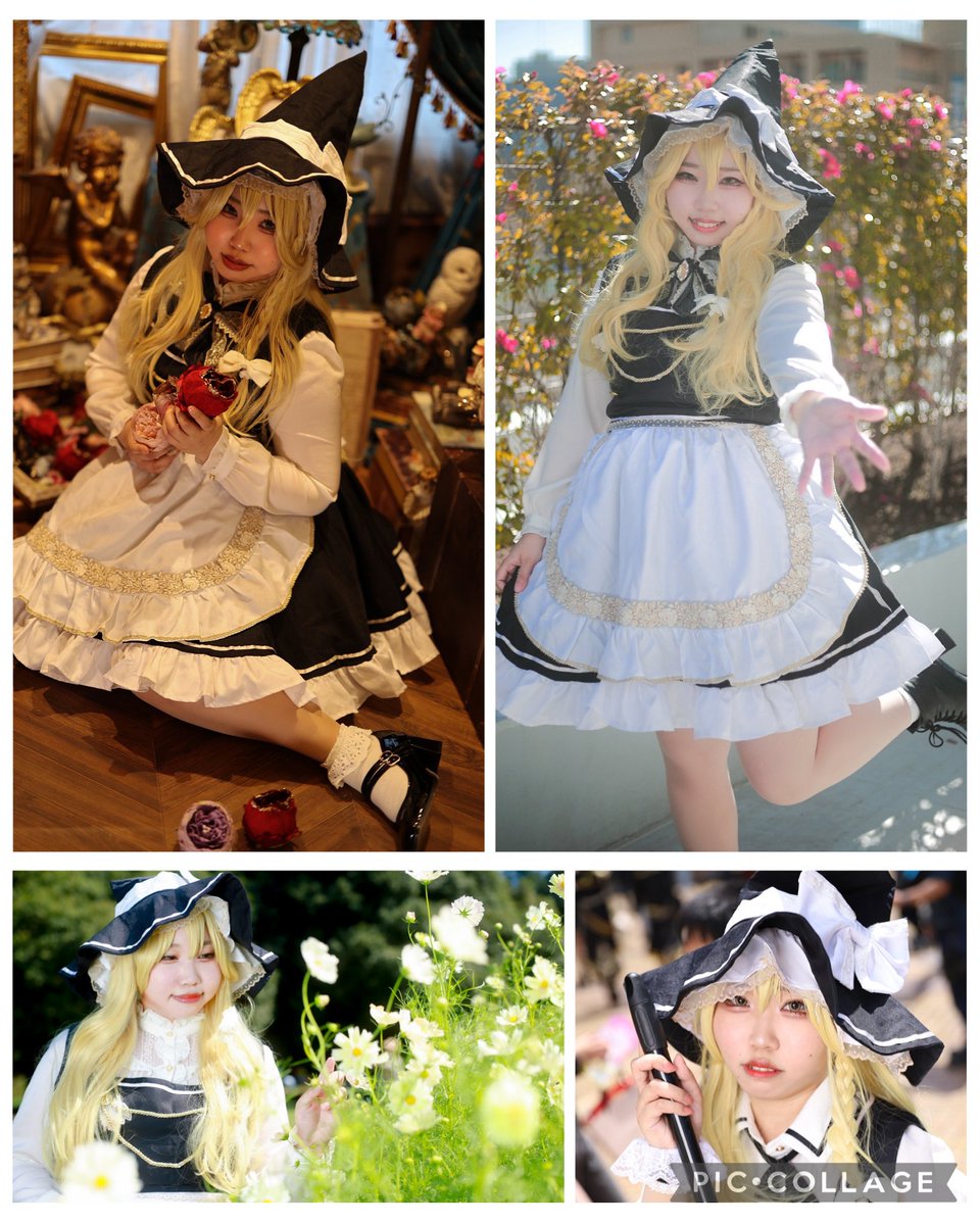 neruneru_tp's tweet photo. #同じキャラばかりと言われようとやりたいですやらせてください
魔理沙ちゃんはたしかにたっくさんやっています、、！
実はちょっとずつ衣装も変化させています🌟 https://t.co/1416y4w6Xw