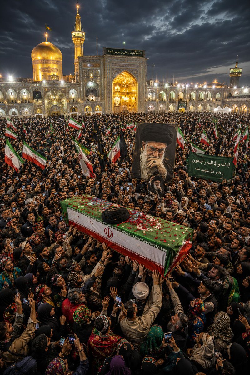 ahmadi7710's tweet photo. بزرگترین تشییع پیکر تاریخ رقم خواهد خورد
برای مردی که بزرگترین ابرقدرت تاریخ را به مذلت کشاند
#باید_برخاست
#پدر_امت https://t.co/xblsYJm5Ao