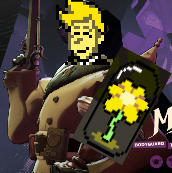 frozenfroh's tweet photo. how do I commission a mirage mod that replaces him with flowery and he goes "JARONA!" / "MYSTERIOUS WIND!" every time he pops djinn's mark or tornado https://t.co/dss7VSr7Ac