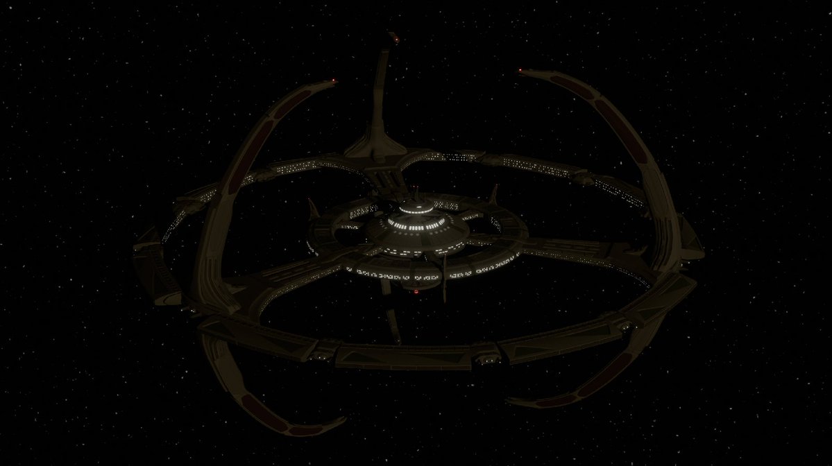 oSoftDev's tweet photo. Finally finished adding the windows...even with each section instanced, that was still a lot of windows lol I didnt get everything I wanted, but I think it turned out very well :) #b3d #Blender #3dmodel #3dartist #DS9 https://t.co/RleyFBEPko