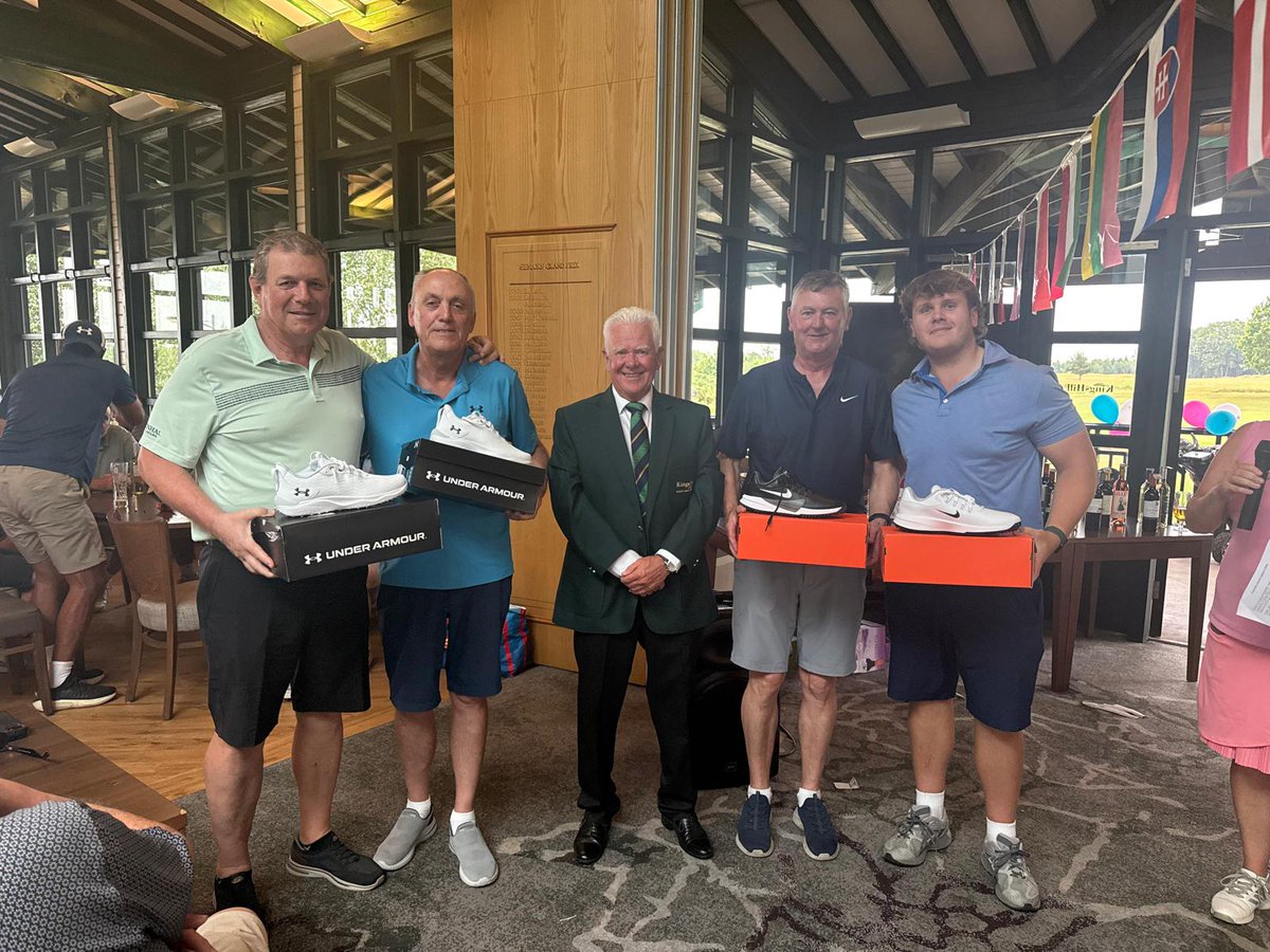 KingsHillGolf's tweet photo. Thanks also to all the staff in the Pro Shop, Greenkeepers and Clubhouse for all their support in helping to make the day so enjoyable and successful.

⛳️ Congratulations to all of our winners throughout the day and Team Prizes photographed below. https://t.co/DD1IDCNWFA