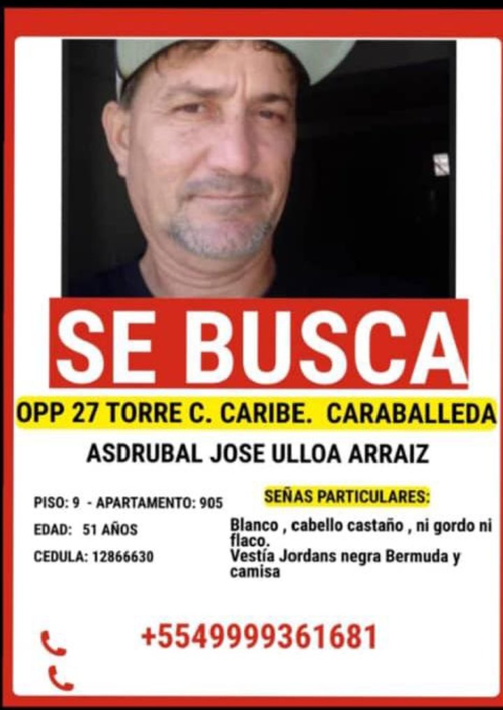zulimadelvalle's tweet photo. Por favor vamos a difundir . https://t.co/2lCVRCv9zU