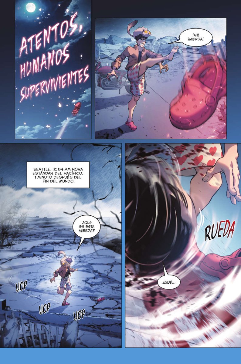NormaEditorial's tweet photo. ¡El apocalipsis SERÁ televisado!📺 Y Carl 🧑‍💼 y la Princesa Dónut🍩serán sus protagonistas.

La novela gráfica de⭕CARL EL MAZMORRERO❌de @mattdinniman con arte de Laurel Pursuit.

¡Cagondiós, Dónut! ¡Vaya pintaza! 😽

¡El 17/07📚en librerías!

📍Más info👉 https://t.co/anw9fWATTb https://t.co/0FDuOVfo2I