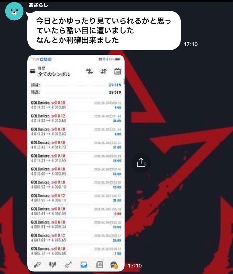 vukxv's tweet photo. 破天EAが人気の無限グループ🔥
新しいEAも好評です！

最近の相場に合わせた爆益System【破天】も
突発的なトレンドに耐える【天翔】

本日のトレンドも、レンジもしっかりとらえます‼️

参加はプロフよりお願いします

アベンチュリン/ローソンUSJご招待/三菱重工業/田村先生 https://t.co/Fq3lzSvwZF