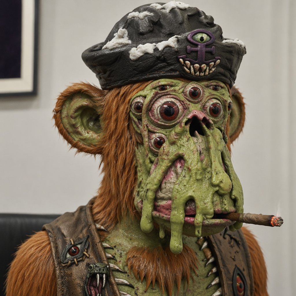 Mutant Ape Pirate Portrait