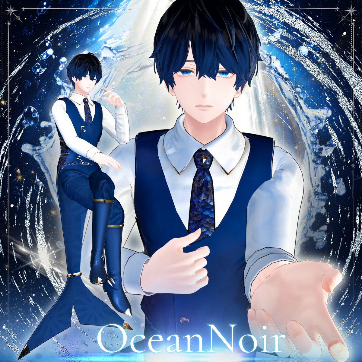 ICY_SOA's tweet photo. 🎁新作衣装発売を記念🎁
【6アバター対応】Ocean Noirを3名様にプレゼント！

【応募方法】
✅ この投稿をRP
✅ @ICY_SOAをフォロー

⏰応募締切：7/1 21:00まで

🌊単品990円セールも7月4日まで開催中🌊
#VRChat #ICY_VRC
https://t.co/O1eqAY0eOz https://t.co/LIdP4zr5Eg