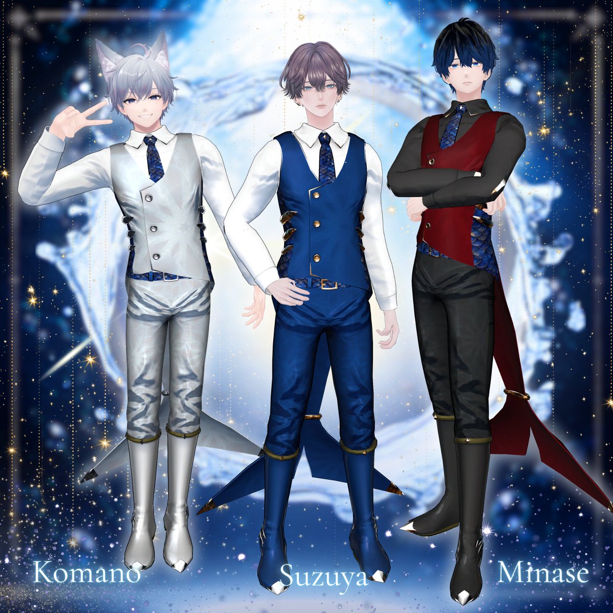 ICY_SOA's tweet photo. 🎁新作衣装発売を記念🎁
【6アバター対応】Ocean Noirを3名様にプレゼント！

【応募方法】
✅ この投稿をRP
✅ @ICY_SOAをフォロー

⏰応募締切：7/1 21:00まで

🌊単品990円セールも7月4日まで開催中🌊
#VRChat #ICY_VRC
https://t.co/O1eqAY0eOz https://t.co/LIdP4zr5Eg