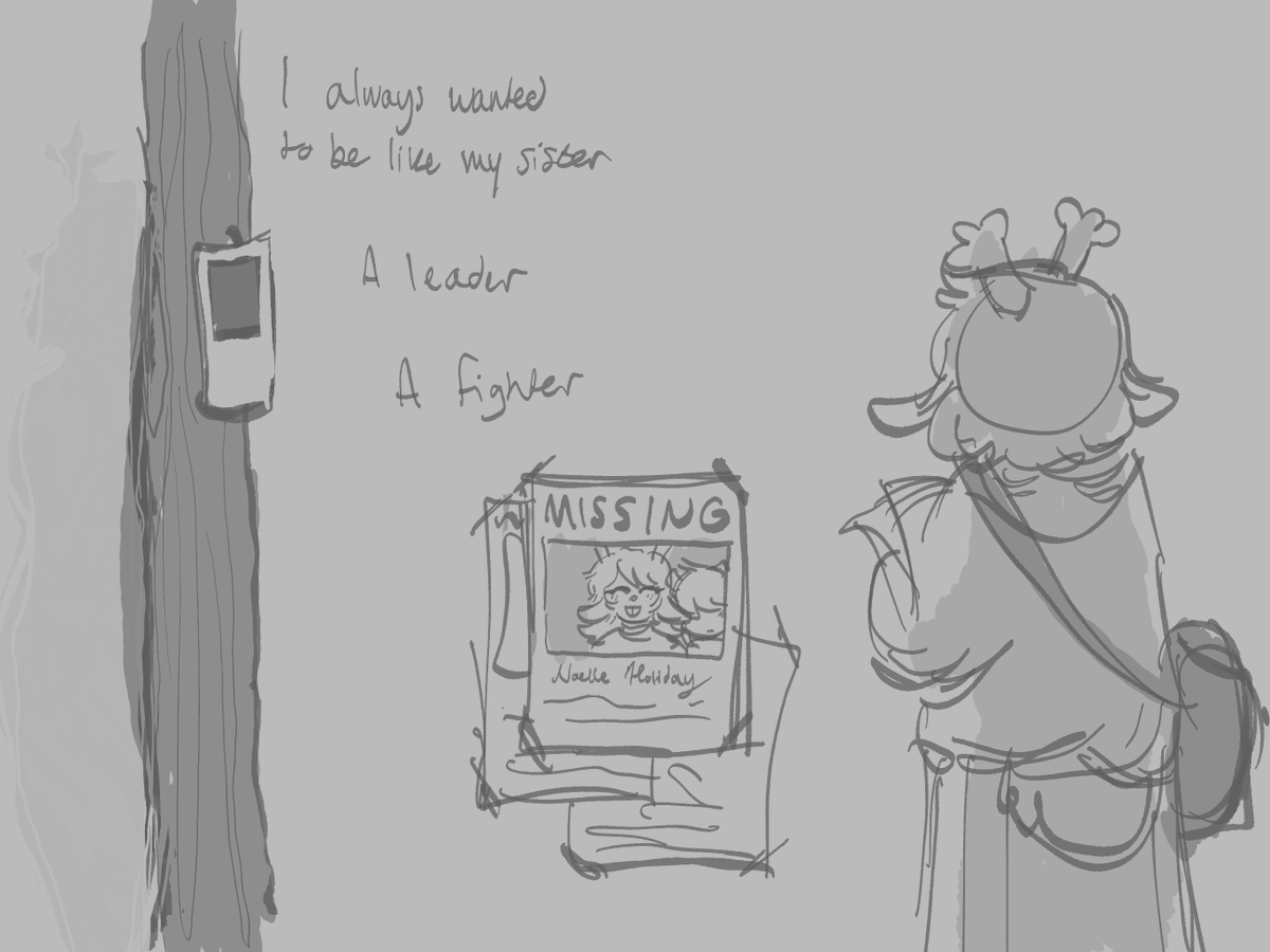 mullinsverse's tweet photo. missing missing missing girl #deltarunespoilers https://t.co/8MIiDMEfSU