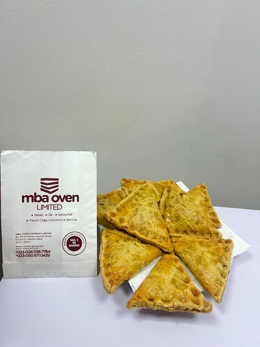 mba_oven's tweet photo. Place your orders for our delectable meat and fish pies by calling 0508615105 or visit our website https://t.co/L96Ki6qdQE to order ASAP.
#MBAGroup #MBAOven #RedefiningBakingStandards #MBAOvenSnacks #MeatPie #FishPie https://t.co/ZKR0l3WeQ9
