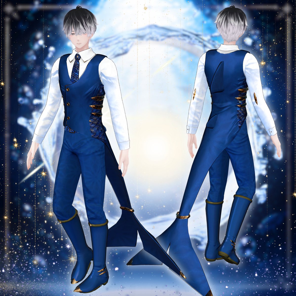 ICY_SOA's tweet photo. 🎁新作衣装発売を記念🎁
【6アバター対応】Ocean Noirを3名様にプレゼント！

【応募方法】
✅ この投稿をRP
✅ @ICY_SOAをフォロー

⏰応募締切：7/1 21:00まで

🌊単品990円セールも7月4日まで開催中🌊
#VRChat #ICY_VRC
https://t.co/O1eqAY0eOz https://t.co/LIdP4zr5Eg