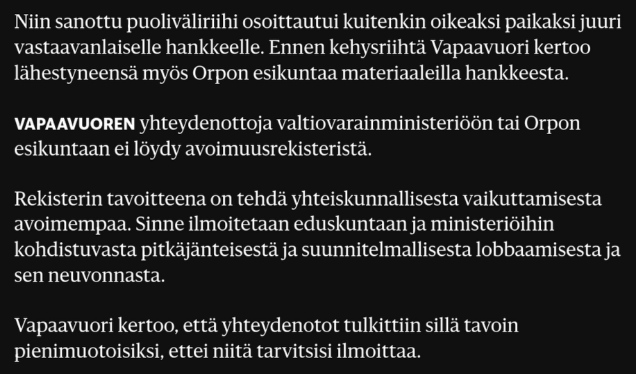 anylonen's tweet photo. @TereSammallahti Just for clarification, was #rälssi also involved in the #GardenGate case?

#Hallitus #Kokoomus #Korruptio? https://t.co/3xnwpa3wiU