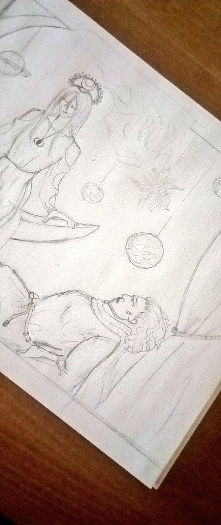 SoLin_sb98's tweet photo. Cult of the Moon, work in progress

#art #traditionalart #pencildrawing #oc #originalcharacters #illustration #fantasy #sketch #wip https://t.co/DQMtAdFPJG