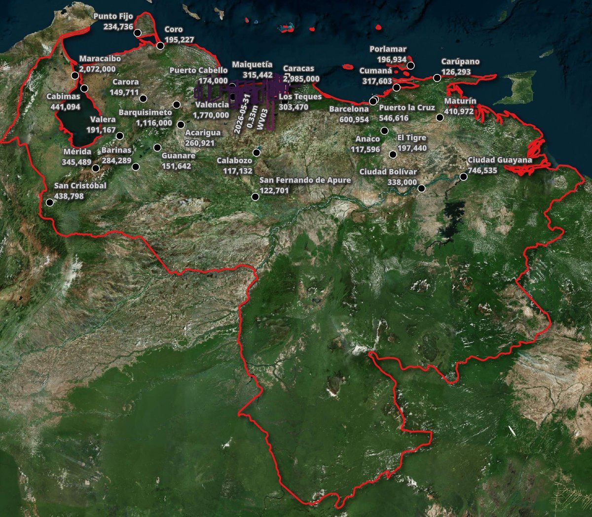 marklit82's tweet photo. Vantor's Open Satellite Feed https://t.co/1sX2tjiwcN

High-resolution satellite imagery from disaster-struck parts of the globe. Often published within 90 minutes of capture. https://t.co/5EYQ28YawN