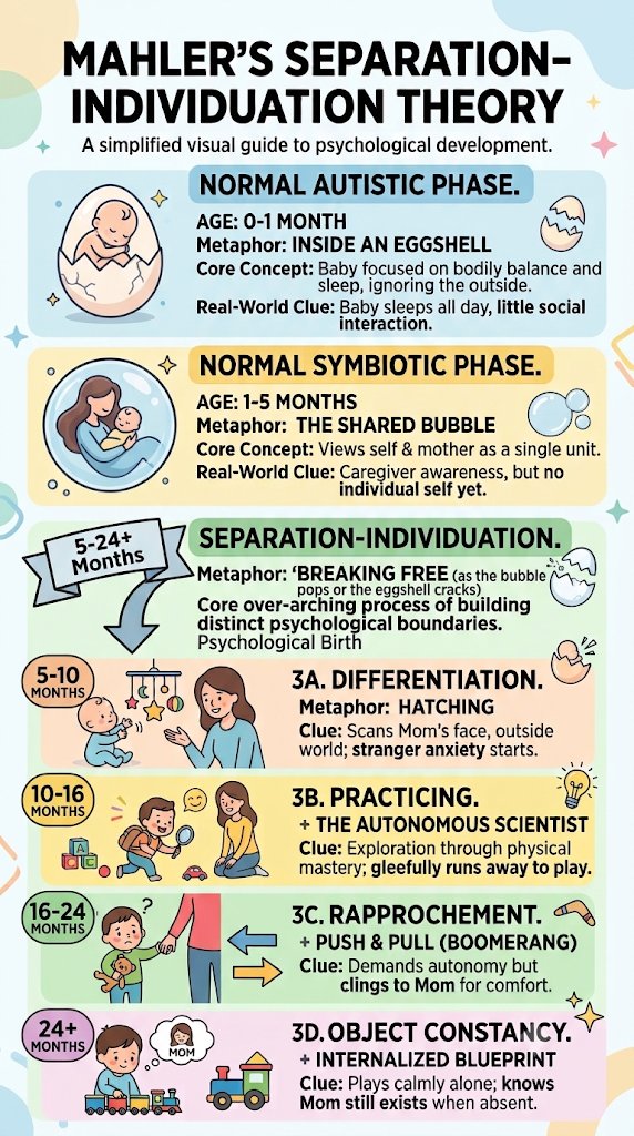 chanbalmori's tweet photo. MAHLER'S SEPARATION-INDIVIDUATION THEORY
#rpmtwt #devpsych https://t.co/ZphmdtOETU