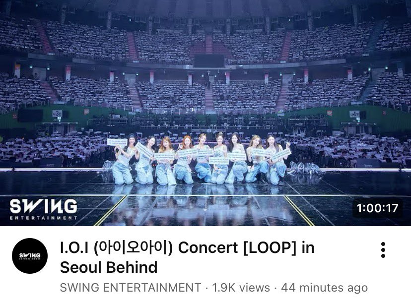 ioibase's tweet photo. I.O.I has released an hour-long behind-the-scenes video from their 2026 I.O.I Concert Tour: LOOP in Seoul, giving fans an inside look at rehearsals, backstage moments, and the emotional reunion.

English subtitles are not available at this time.

🎥: https://t.co/o1mku9dcRt https://t.co/UzTLR0ZRMO