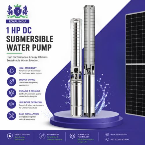 royalindiasolar's tweet photo. ๐ง Reliable Water. Powered by the Sun. โ๏ธ
Royal India's 1 HP DC Submersible Water Pump delivers high efficiency, energy savings, and dependable performance for sustainable irrigation.
#SolarPump #WaterPump #RenewableEnergy #Agriculture #RoyalIndia https://t.co/KOwpi1wArF