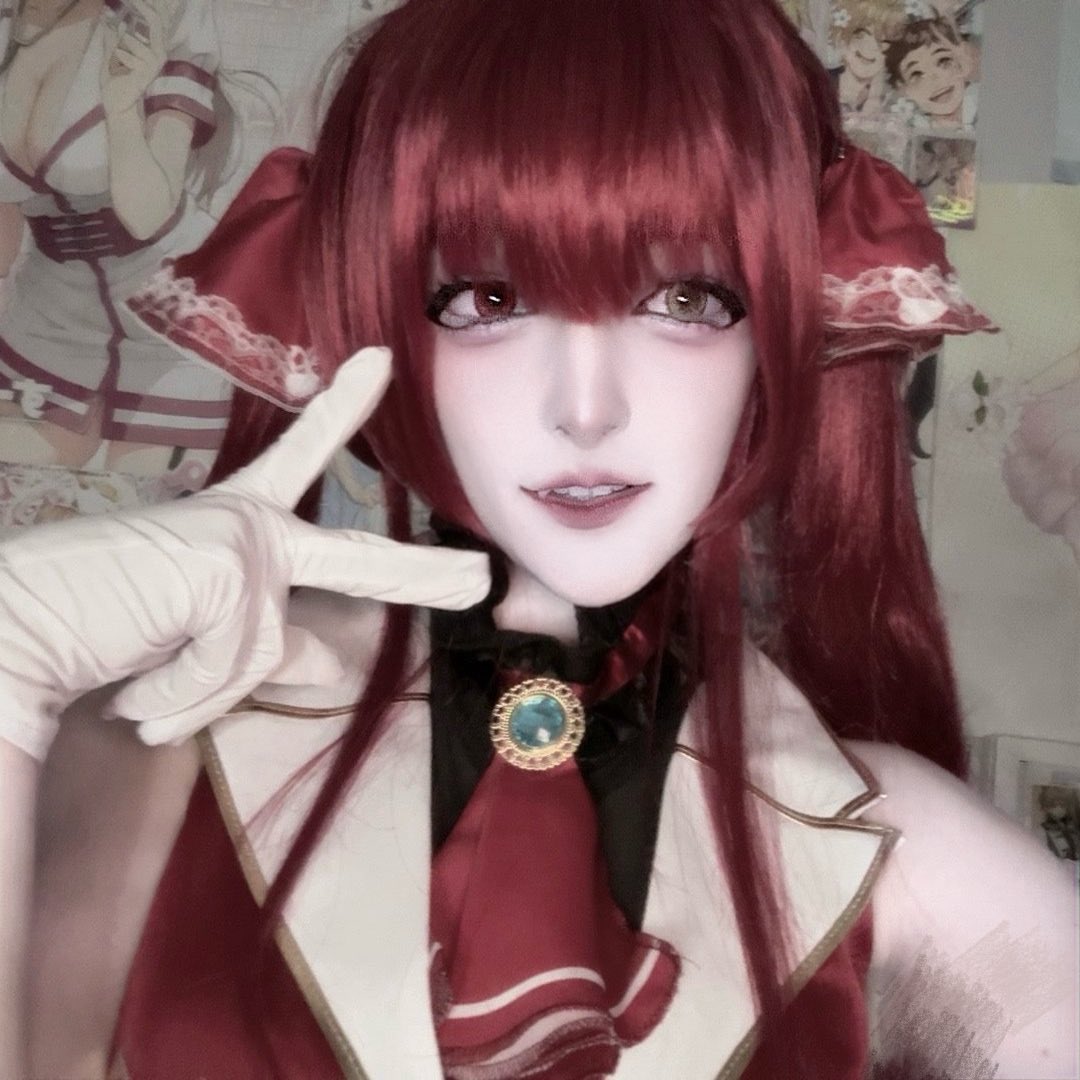 menherafetamine's tweet photo. wearing this to a con soon… so excited #マリンのお宝 #hololive https://t.co/tPEpVnbXGm