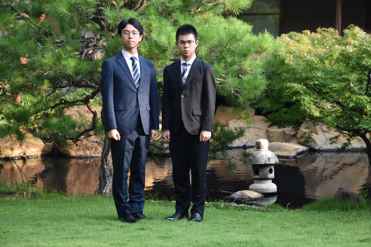 mainichi_igo's tweet photo. 第81期本因坊戦五番勝負の最終第５局が明日、甲府市の常磐ホテルで打たれます。一力遼本因坊の４連覇か、福岡航太朗七段の史上最年少本因坊か、注目の大一番です。一力本因坊は「後悔のないよう、ベストを尽くせるよう戦いたい」、福岡七段は「第５局を打てるんだなという、うれしい気持ちが強い」。 https://t.co/zB659HXIOQ