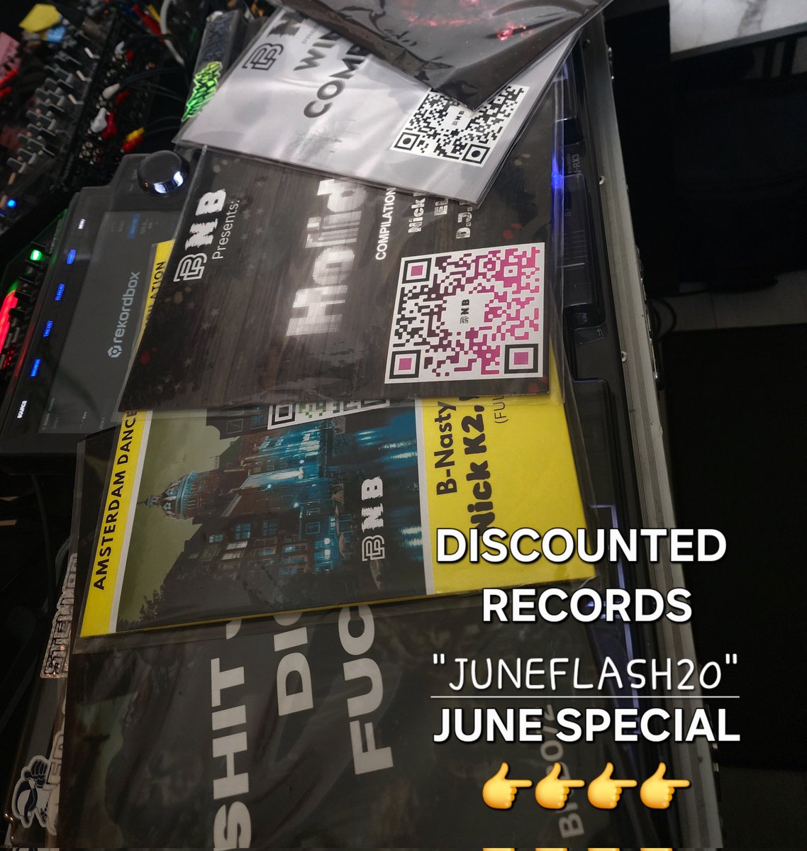 BNastyBeatss's tweet photo. 🎶🎵 Last Chance to get 20% off some exclusive records!!! USE CODE: "JUNEFLASH20" at checkout for your discount 🙂 🎵🎶

https://t.co/nklTZHHqQb

#elasticstage #elasticstagevinyl  @everyone https://t.co/r0B4emR0gn