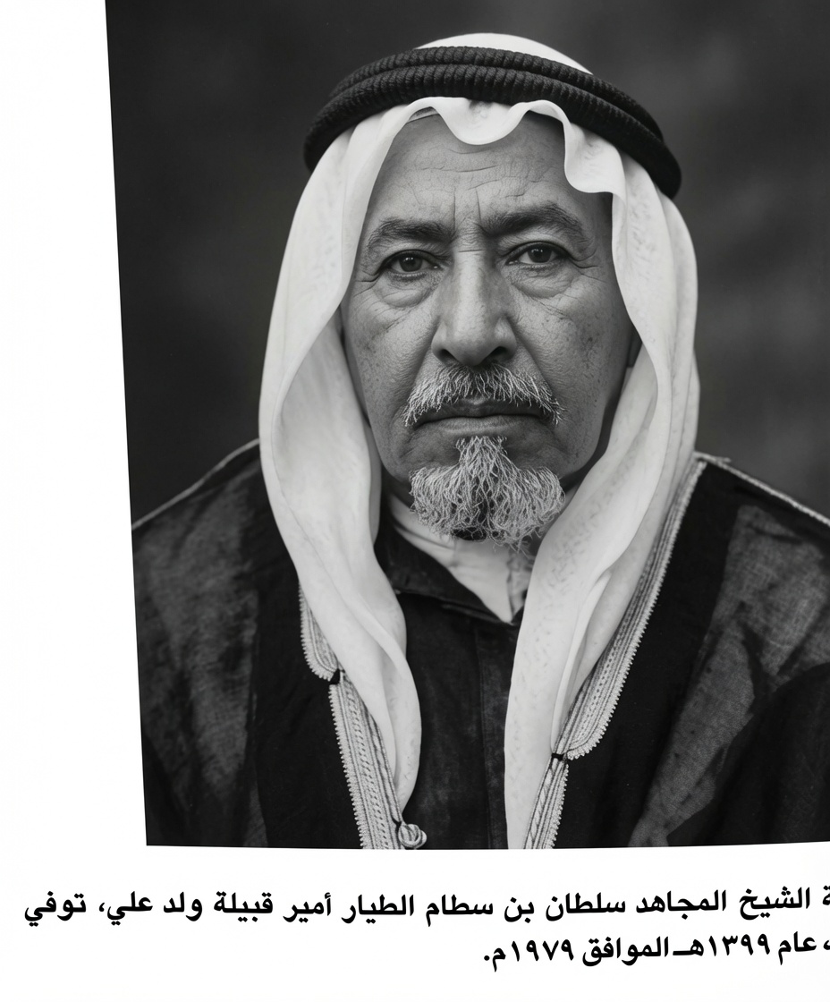 alsudairy1914's tweet photo. ( ابو عنزه )
الشيخ سلطان بن سطام الطيار شيخ قبيله ولد علي من عنزه ( رحمه الله )
احد جلساء ونسيب معالي الامير محمد الاحمد السديري ( رحمه الله )
وهو احد الشعراء والفرسان المشاهير له اخبار معروفه خصوصا ما يتعلق بدورالقبايل العربيه في الحرب العالميه الأولى وما يتعلق بالثورات السوريه على الاستعمار الفرنسي والتي شارك فيها .
روى عده احداث لمعالي الامير محمد منها:-
قد عشق سلطان الطيار ( زهيه بنت ابن سمير ) وأحبها وأحبته ثمانيه أعوام ومن شده هيامه بها كان إذا أخذ بمطاردة الفرسان يهتف ويصيح ( ريح زهيه بقصتها )
أي بغره جوادغريمه وهذا مما يزيده استبسالاً واستماته في القتال لتفرح زهيه بشجاعته 
ورغب سلطان بالزواج من زهيه ولكن ابناء عمومتها حالوا دونه .
تزوجت من ابن عمها رغما عنها ثم ماتت بعد اقل من شهر جزعاً وقهراً وحسره  رحمها الله 
وللشيخ سلطان هذه الأبيات في زهيه :- 
الله يخون الحلم فطن عليه 
                               فزعت أنا من لذه النوم غافي
أنا بعيد وصاحبي له  بنيه 
                              وجدي على راع الثمان الرهافي 
ابو قرون طيه فوق طيه
                              عين العنود ومرتعه بالكشافي 
ولزهيه هذه الأبيات في سلطان
لي صاحب دونه ثمانين شده
                             ما ياصله كود البكار المرابيع 
الصاحب اللي ما حكوا لي بسده 
                            ولو هزلوا لي باريش العين ماطيع
ما أنساه كود الناس تنسى الموده
                            والا العيال يحرمون  المفازيع 
ما أنساه كود الشمس ربي يرده
                            عن المغيب  وتنحر الشرق وتريع
                                ——————-
واورد معالي الامير محمد السديري ( رحمه الله )
للشيخ سلطان الطيار عده حداوي وقصص في كتاب ( الحداوي ) ومرويات الأمير محمد 
#منحف_محمد_السديري
#الطيار_ولد_علي_عنزه 
#ابن_سمير 
#سوريا