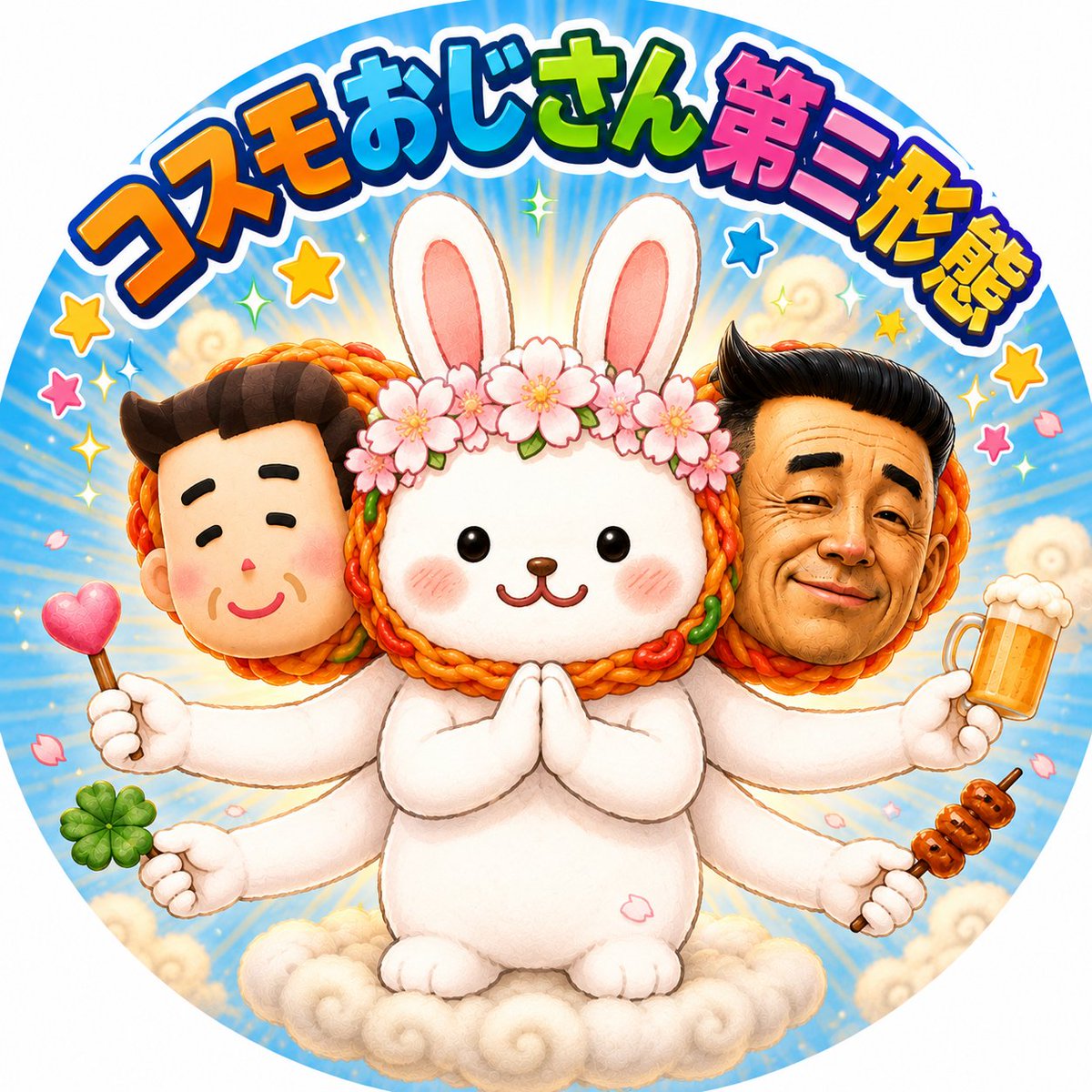 sakucosmo's tweet photo. ⚠️おじさん、顔が使い分け出来ることを知る。⚠️

この瞬間、世界線が分岐しました。

旧世界線
→ おじさんが主役

新世界線
→ こすもナポリタンが主役

おじさん
「ちょっと待て」

ナポリタン
「今日から私が主役です」

完全に乗っ取られました。

#コスモおじさん第三形態
#コスモおじさん奮闘中 https://t.co/eGWYpTsNEj