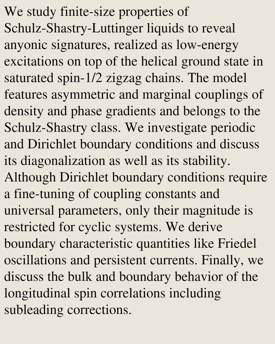 QuantumGases's tweet photo. Finite-size effects in Schulz-Shastry-Luttinger models for determining anyonic signatures in 1d spin chains

B. Perković, M. Bonkhoff, T. Posske
https://t.co/8roz70Pypb [𝚌𝚘𝚗𝚍-𝚖𝚊𝚝.𝚚𝚞𝚊𝚗𝚝-𝚐𝚊𝚜 𝚌𝚘𝚗𝚍-𝚖𝚊𝚝.𝚜𝚝𝚛-𝚎𝚕 𝚚𝚞𝚊𝚗𝚝-𝚙𝚑] https://t.co/enoGqgBfrd