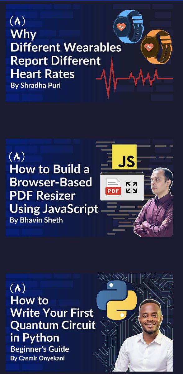 ossia's tweet photo. Did you know that there's a developer on our team who creates all these custom cover images for freeCodeCamp's tutorials?

Her name is @EstefaniaCassN and we just published her 1,000th cover image. https://t.co/VIyZOIALut
