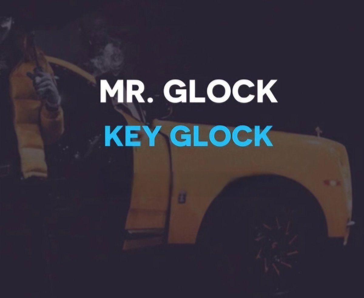 TheProfHHI's tweet photo. Mr. Glock è un brano, estratto da Yellow Tape, di Key Glock.
Singolo pubblicato il 17 gennaio 2020, prodotto da Sledgren..
#rap #hiphop #musica #KeyGlock https://t.co/VRarAIFahn
