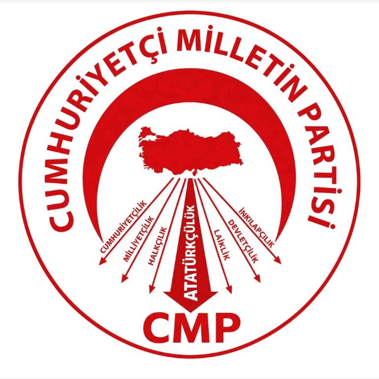 TKRgazete's tweet photo. Anayasa Mahkemesi, CHP'nin başvurusu üzerine Cumhuriyetçi Milletin Partisi'nin (CMP) amblemini, CHP amblemiyle karıştırılabilecek derecede benzer olduğu gerekçesiyle hükümsüz saydı. https://t.co/qyVGwwVcOS