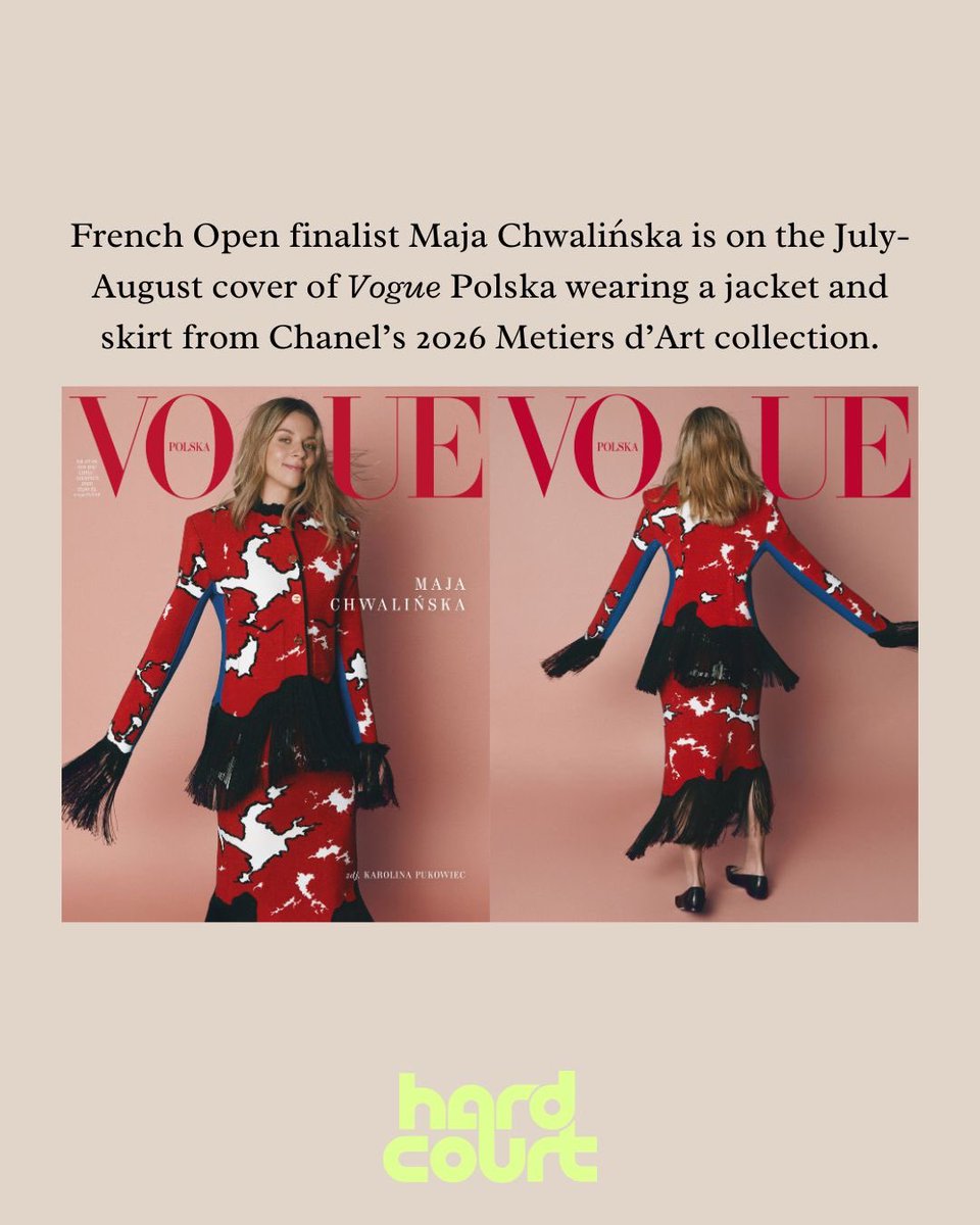 Maja Chwalińska is on the July-August cover of Vogue Polska