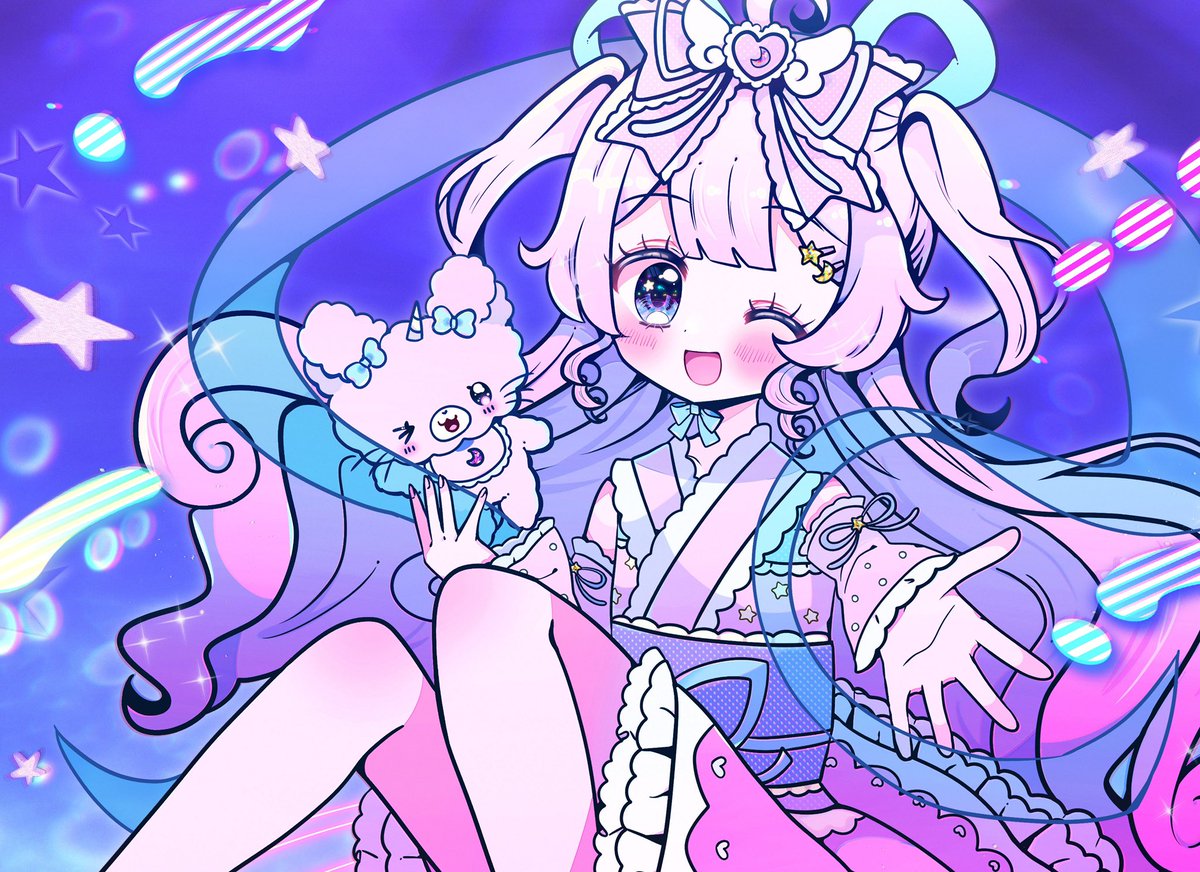mikuri_minu's tweet photo. 🩷🍓🐈

 #今月描いた絵を晒そう https://t.co/dGlB1p5zc6