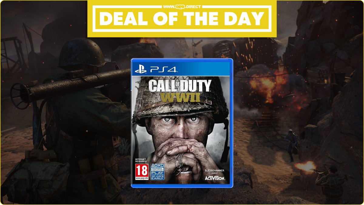 EgoDailyDeals's tweet photo. Call of Duty returns to its roots with Call of Duty: WWII-a breathtaking experience that redefines World War II for a new gaming generation

https://t.co/J7phH1y5Fc

#deal #callofduty https://t.co/EMSNHr9aja