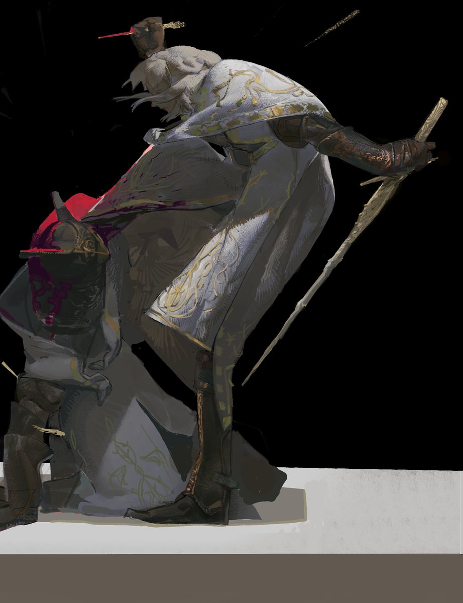 yinzanzo's tweet photo. very overdue elden ring drawing https://t.co/K010t53jrE
