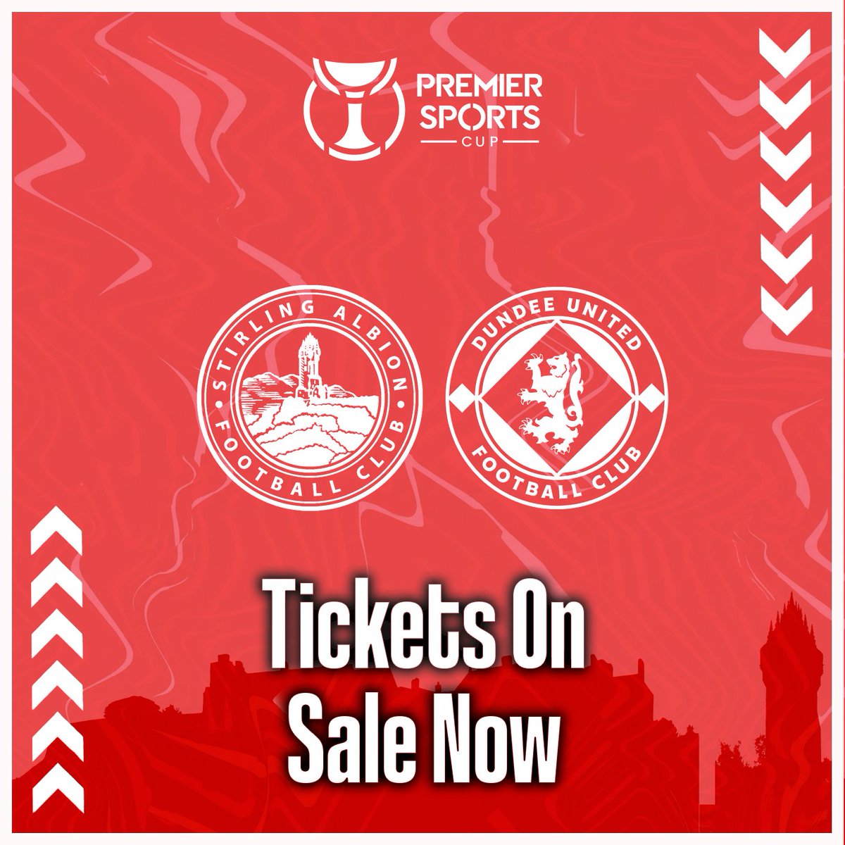 Stirling_Albion's tweet photo. 🎫 On Sale Now!

Tickets for our Premier Sports Cup game against Dundee United are on sale now.

Find all the details for the match and tickets here ➡️ https://t.co/f0iL1L6a7W https://t.co/yxb431EOIY