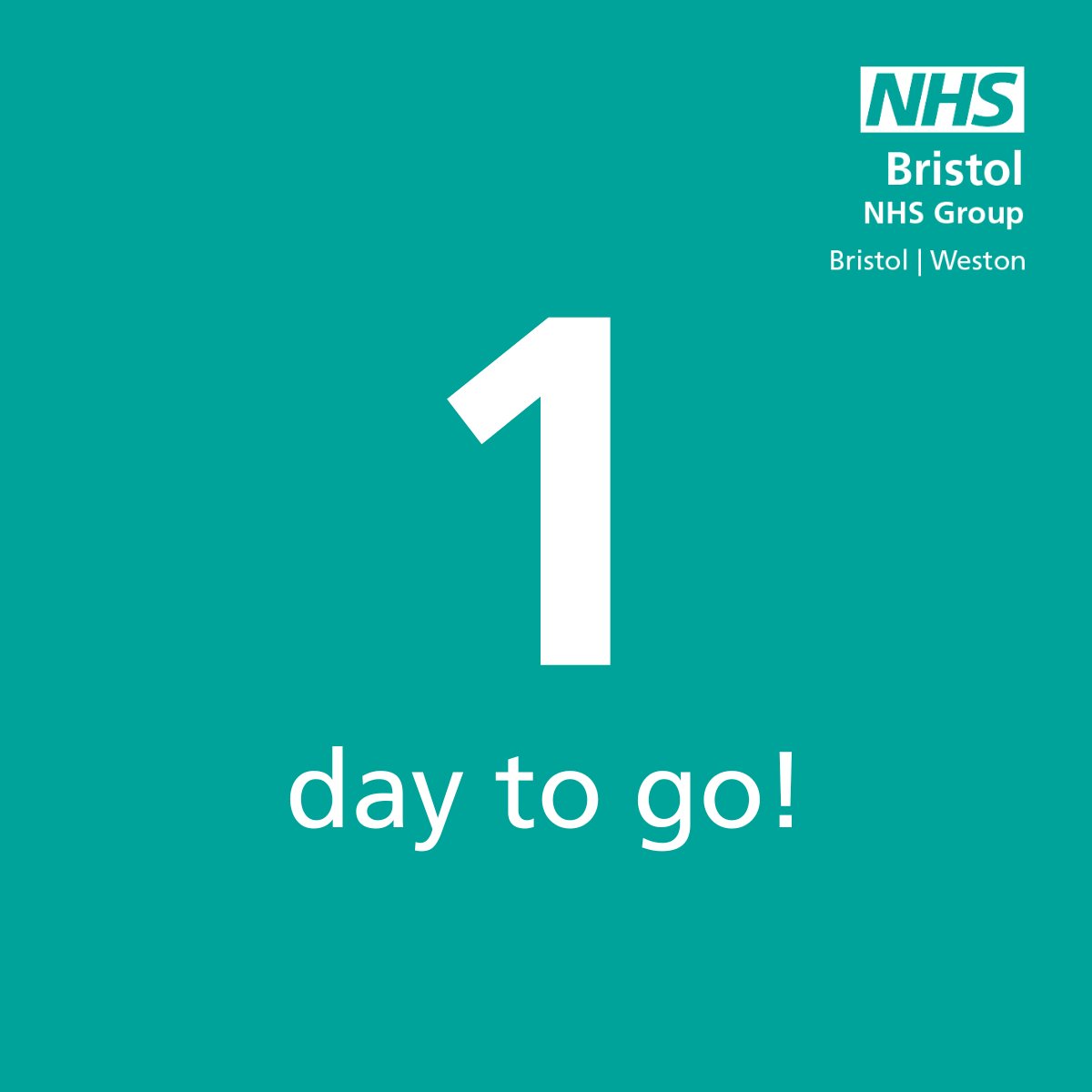 BFTCareers's tweet photo. Tomorrow’s the day! 🎉

Big news incoming ✨

 #NHSBristol #NHSGroup #StayTuned #NBT #UHBW #BristolJobs #NHSJobs https://t.co/efuZO566Qk