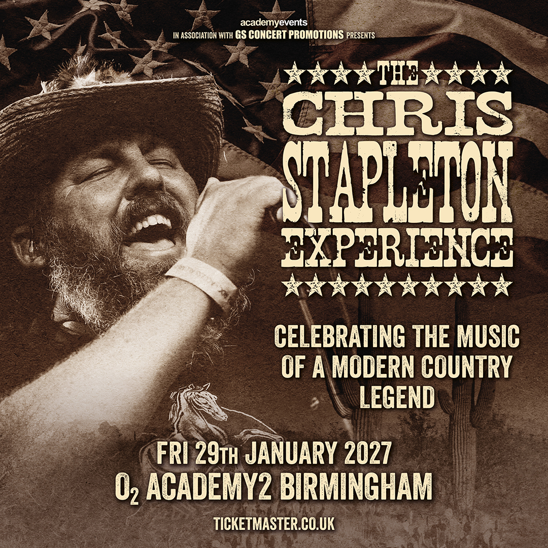 O2AcademyBham's tweet photo. Celebrate the music of Chris Stapleton with The Chris Stapleton Experience - Friday 29 January. Don't miss this exceptional evening celebrating the music of a modern country legend. 

Priority Tickets on sale now 👉 https://t.co/MfP7PcYLbs https://t.co/dwqZildQ9w