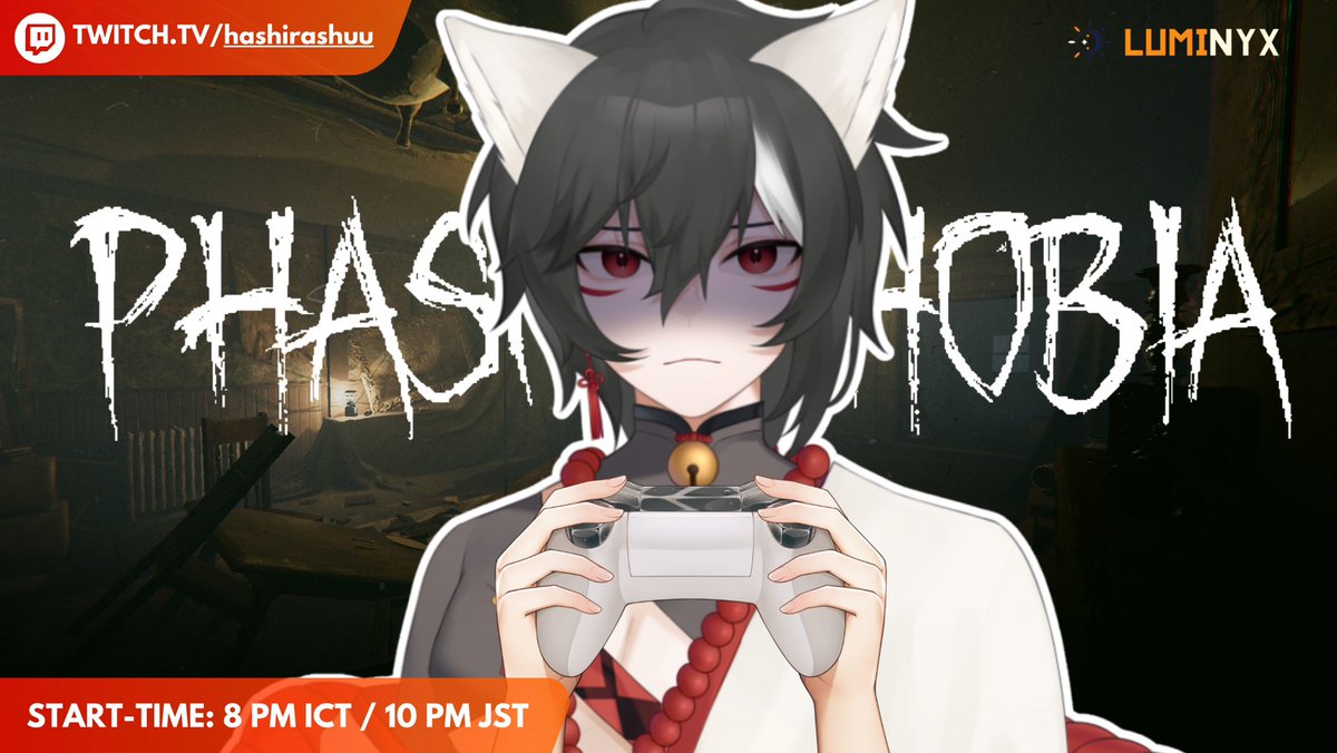 Hashirashu_vt's tweet photo. Come and find out what troubles i gonna make tonight 😬

🔶PHASMOPHOBIA: With friends 

⏳starting at 8PM ICT / 10PM JST / 9AM EDT (IN 4HOUR)

https://t.co/USY6CUof06 https://t.co/YMQ6FUhptO