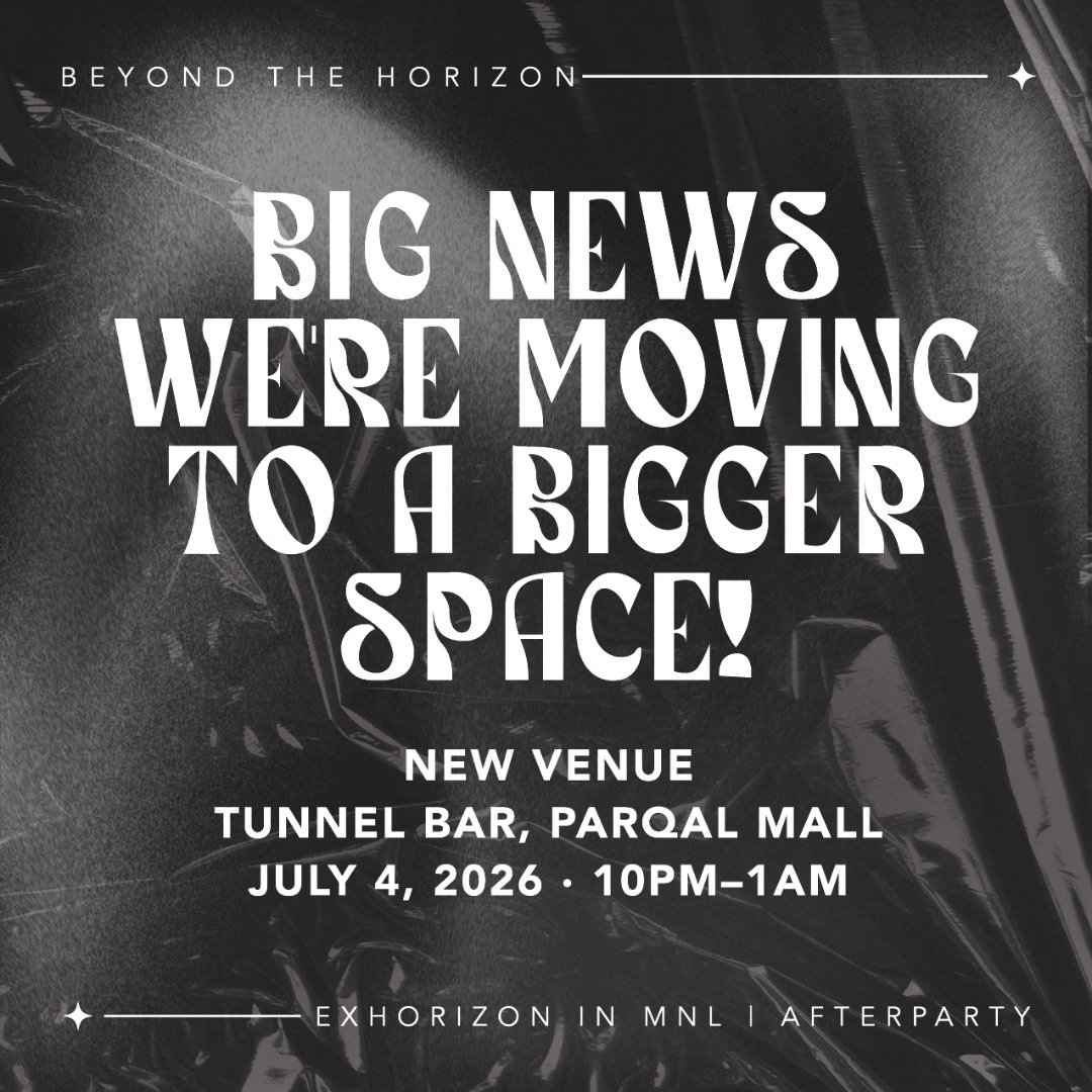 exocebufanunion's tweet photo. Hey Eris!

Venue Update: We're moving to Tunnel Bar at Parqal Mall with BIGGER and BETTER space which allowed us to open up some extra slots for you! 

Form is open until July 2, 2026, at 8:00 AM, or until we completely fill up.

Register here: https://t.co/7nz2G6Vwnu https://t.co/Qqm2gf5MnZ