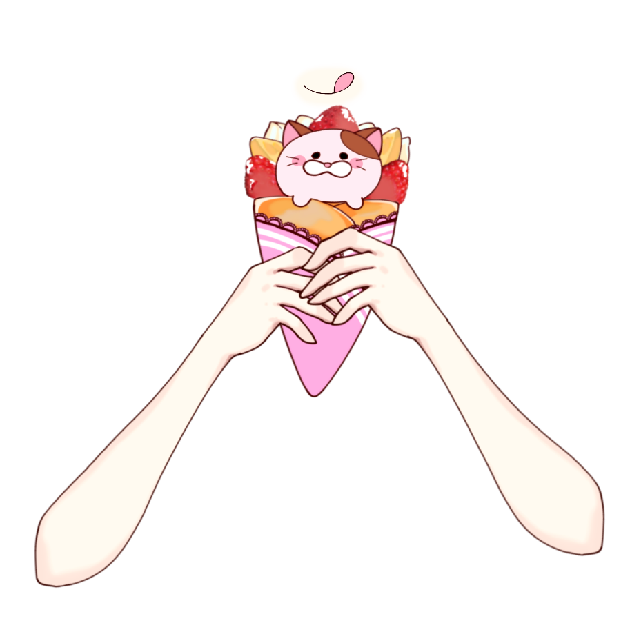 yu_un0620's tweet photo. #Vtuber素材 #おはようVTuber
フリー素材、食べ物シリーズです！！
(オムライス・ハンバーガー・アイス・クレープ）
ご自由にお使いください👍 https://t.co/cD8FBJhsec