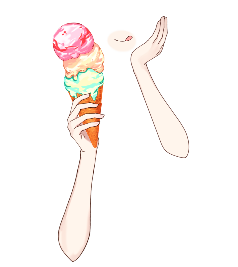 yu_un0620's tweet photo. #Vtuber素材 #おはようVTuber
フリー素材、食べ物シリーズです！！
(オムライス・ハンバーガー・アイス・クレープ）
ご自由にお使いください👍 https://t.co/cD8FBJhsec