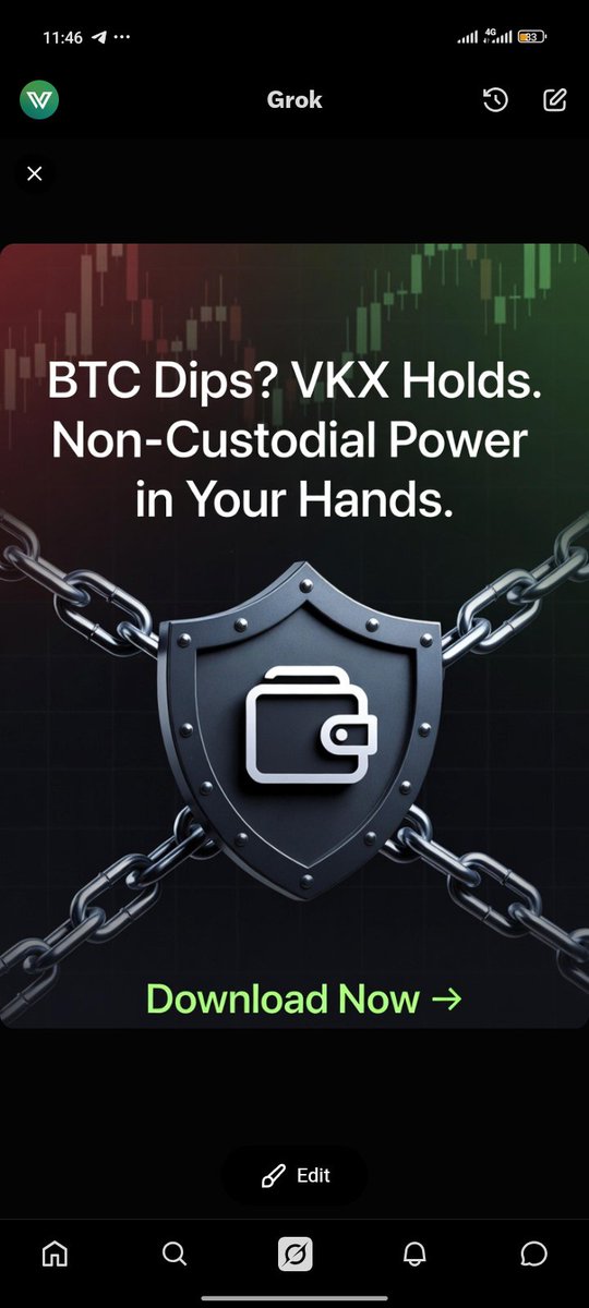 VKxWallet's tweet photo. Sua jornada no mundo cripto não precisa ser complicada. 

Desde gerenciar seus ativos até explorar a Web3, ter as ferramentas certas faz toda a diferença.

A VKX Wallet torna tudo mais simples, rápido e acessível. 

#Crytop #wallet https://t.co/jht9Gr0ykS