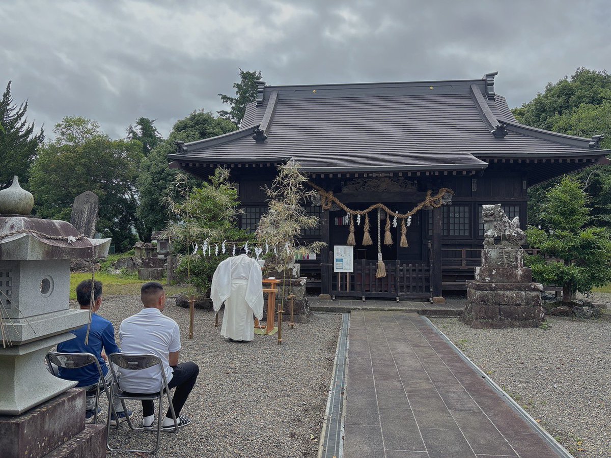 kphm829's tweet photo. 道饗祭・大祓式
滞りなくご奉仕致しました。
残り半年も皆さまお健やかにお過ごし下さい。
#神社　#神道　#大祓　#夏越大祓 https://t.co/FxkZwPrQB0