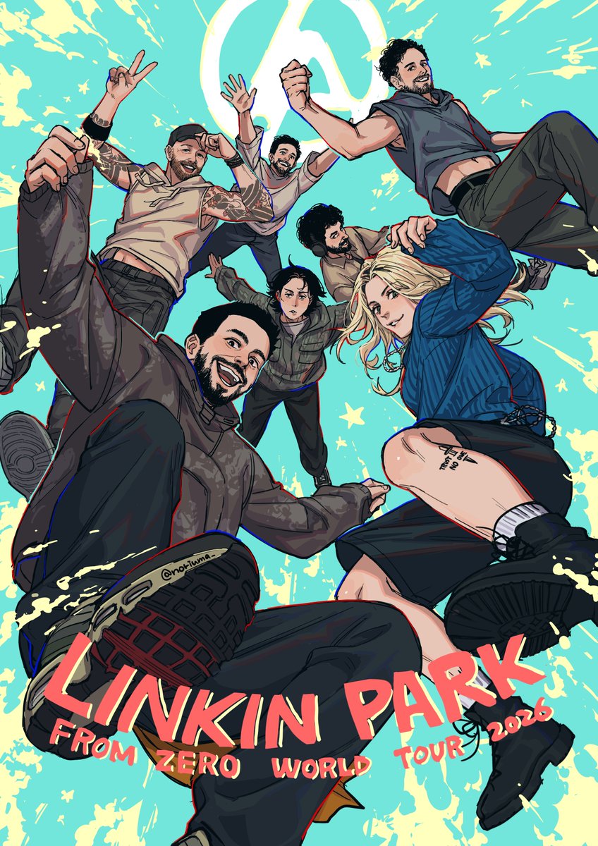 noriuma_'s tweet photo. Celebrating Linkin Park's 100th From Zero show by randomly reposting some of my fanart 🥺 https://t.co/8UXsPSh1TW